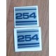 2x Husqvarna 254 pre 1992  sticker 503449901
