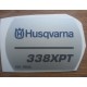 New Original Husqvarna OEM 338 xpt  sticker decal 544116503