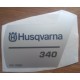 New Original Husqvarna OEM 340  sticker decal 537370501