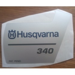 New Original Husqvarna OEM 340  sticker decal 537370501