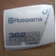 New Original Husqvarna OEM 362 XPG sticker decal  5370865-11