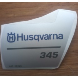 New Original Husqvarna OEM 345 sticker decal 537370502