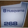New Original Husqvarna OEM 268 COVER sticker decal 503623902