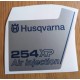 Husqvarna non-OEM 254 XP COVER sticker decal 503619812