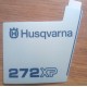 New Original Husqvarna OEM 272 xp sticker decal 503623903