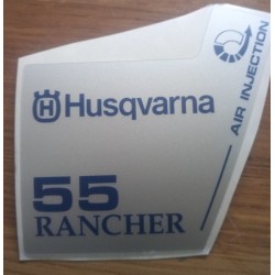 New Original Husqvarna OEM 55 Rancher sticker decal 503619706