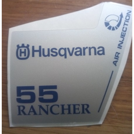 New Original Husqvarna OEM 55 Rancher sticker decal 503619706