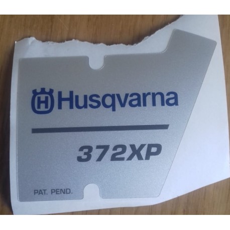 New Original Husqvarna OEM 372 XP sticker decal 537230201