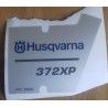 New Original Husqvarna OEM 372 XP sticker decal 537230201