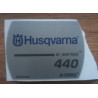New Original Husqvarna OEM 440 x-torq sticker decal 544463601