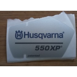 New Original Husqvarna OEM 550 XP sticker decal 523083203