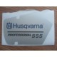 New Original Husqvarna OEM 555 professional sticker decal 523083204