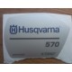 New Original Husqvarna OEM 562 XP professional sticker decal 523035605