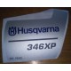 New Original Husqvarna OEM 346 e-tech sticker decal 537370505