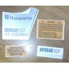 Stickers set fits to Husqvarna 262 XP COVERS US version
