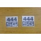2 stickers decal fits to Husqvarna 288 XP starter COVER