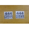 2 stickers decal fits to Husqvarna 288 XP starter COVER