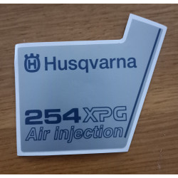 Replica sticker decal fits to Husqvarna 254 XPG Cover
Refer to part Nr 5036198-02