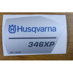 Original Husqvarna 346 XP Sticker Decal - OEM 5449736-01