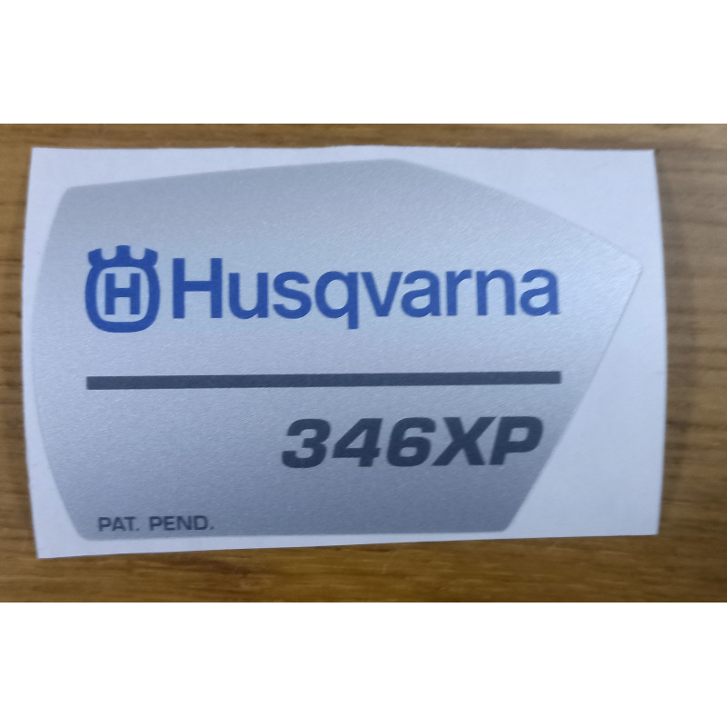 Original Husqvarna 346 XP Sticker Decal - OEM 5449736-01