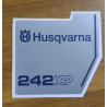 Husqvarna 242 XP Starter Cover Sticker Decal - Replica 5036670-01