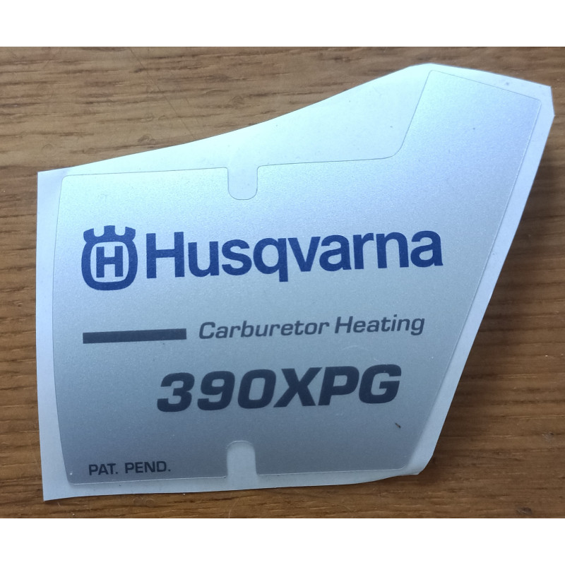 New Original Husqvarna OEM 390 XPG COVER sticker decal 537327004