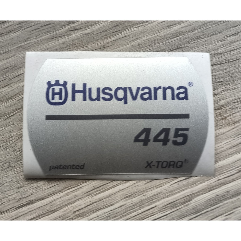 New Original Husqvarna 445 X-Torq Sticker Decal - OEM 544377001