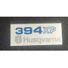 Husqvarna 394 XP Top Cylinder Cover Sticker Decal