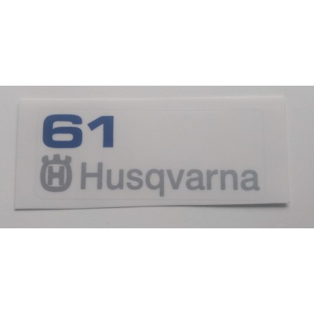 Sticker decal  fits to Husqvarna 61 TOP COVER