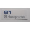 Sticker decal  fits to Husqvarna 61 TOP COVER