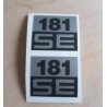 2 Stickers decals fits to Husqvarna 181 SE COVER 501810201