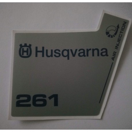 sticker decal fits Husqvarna 261 COVER