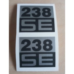 2 stickers decals fits Husqvarna 238 SE COVER
