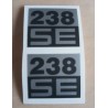 2 stickers decals fits Husqvarna 238 SE COVER
