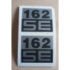 2 Stickers decals fits to Husqvarna 162 SE COVER 501523801