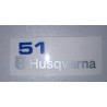 decal sticker fits to Husqvarna 51 TOP COVER