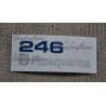 non-OEM Husqvarna 246 XP TOP COVER sticker decal