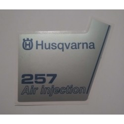 Sticker decal fits Husqvarna  257 COVER