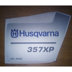 New Original Husqvarna OEM 357 sticker decal 537324801