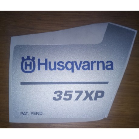 New Original Husqvarna OEM 357 sticker decal 537324801