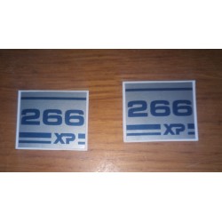 2 Husqvarna non-OEM 266 XP COVER sticker decal 5034499-01 replica