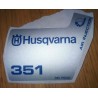 New Original Husqvarna OEM 351 sticker decal 503910405