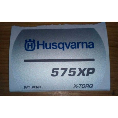 New Original Husqvarna OEM 575 XP sticker decal 537212105