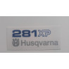 sticker fits to Husqvarna 281 XP TOP COVER