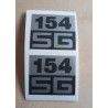 2 Husqvarna 154 SG sticker 501868301